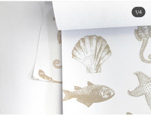 Cargar imagen en el visor de la galería, Individuales de papel ecológico - mar
