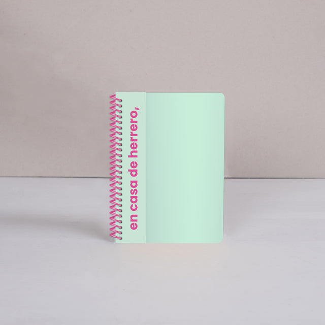 Cuaderno A5 Colorblock Mint